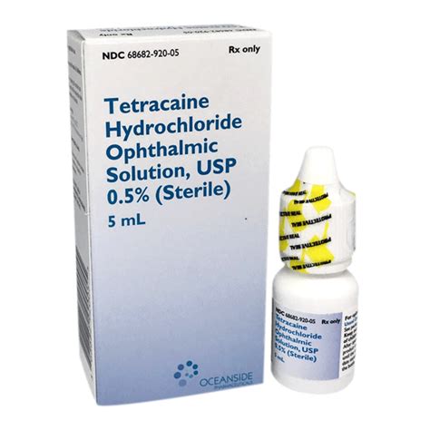 tetracaine eye drops